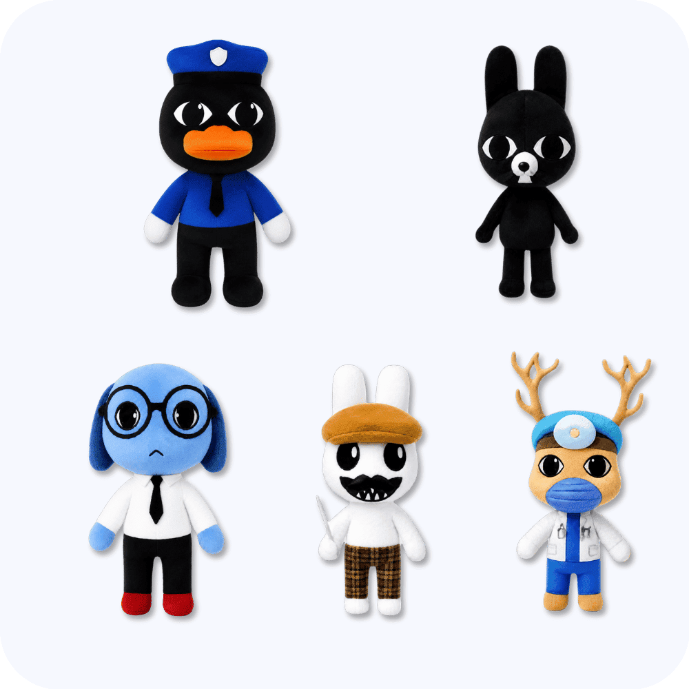 Animal Hospital Plush 5PCS Animal Hospital Plush 5PCS