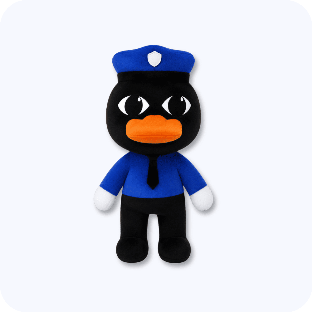 Officer Duckman Plush Officer Duckman Plush