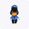 Cute Officer Duckman Animal Hospital Plush