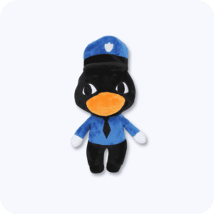 Cute Officer Duckman Animal Hospital Plush