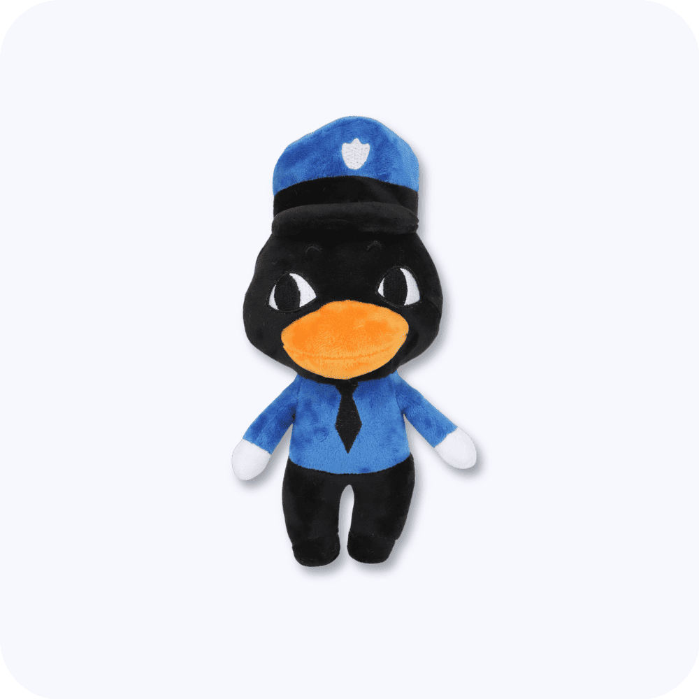 Cute Officer Duckman Animal Hospital Plush Cute Officer Duckman Animal Hospital Plush
